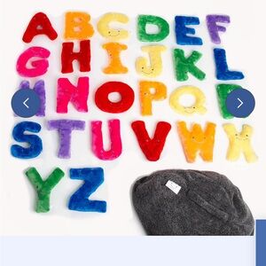 Alphapals® 11 Inch Rainbow Plush Letter Set bean bag Chair